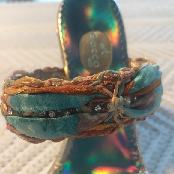 Jeweled Sacco Dressy Heels - Picture 7 of 9